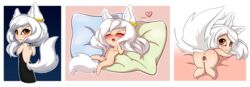 absurd_res amber_eyes animal_ears animal_genitalia animal_humanoid animal_pussy ass breasts canid canid_humanoid canine canine_humanoid canine_pussy chibi closed_eyes clothed clothing dress ear_piercing ear_ring female fur genitals hair hi_res humanoid long_dress long_hair looking_at_viewer mammal mammal_humanoid masturbation nude petite piercing presenting presenting_hindquarters pussy ranara red_eyes shinyuu_(shinyuu) shinyuu_(shinyuu) simple_background slim small_breasts solo tale white_body white_fur white_hair wolf_humanoid wolf_tail