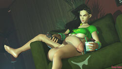 1futa 3d 3d_model artist_name balls barefoot big_breasts big_penis black_hair black_hair_futa bottomless bottomless_futanari bracelets brazilian brazilian_futa breasts brown_eyes ceraph_keilah choker cornrows couch couch_sitting crop_top cum dickgirl futa_monster futa_only futanari green_couch green_crop_top green_sofa holding_glass holding_tv_remote huge_balls huge_cock huge_testicles intersex large_breasts laura_matsuda light_tan long_hair penis redbone silf sitting_on_couch sitting_on_sofa smooth_penis sofa solo solo_futa source_filmmaker source_filmmaker_(artwork) source_filmmaker_(medium) street_fighter street_fighter_v tan-skinned_futanari tan_skin testicles tv_remote underboob video_game_character video_game_franchise wavy_hair