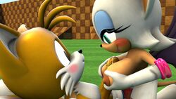 1boy 1girls 3d 3d_model balls bat bat_wings black_eyes blush classic_tails cum elbow_gloves eyelashes fox fur furry gloves green_eyes miles_tails_prower mobian mobian_(species) mobian_bat paizuri penis rouge_the_bat sega shoes snout sonic_(series) sonic_adventure_2 sonic_the_hedgehog_(series) sonic_the_hedgehog_2 source_filmmaker tails tails_the_fox two_tone_fur white_fur wings yellow_balls yellow_fur yellow_penis