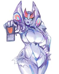 1girls 2d alien alien_girl autobot big_breasts blue_lipstick breasts crossgender curvy curvy_body curvy_female curvy_figure curvy_hips female female_only female_prowl_(transformers) genderswap genderswap_(mtf) junketsu junketsu_(cosplay) kill_la_kill kiryuuin_satsuki_(cosplay) large_breasts machine mechanical micro_bikini police policewoman posing prowl_(transformers) robot robot_girl robotboob rule_63 sensual solo solo_female thick_legs thick_thighs thong transformers white_body white_skin