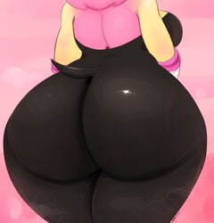 alternate_ass_size amy_rose amy_the_bat anthro ass ass_focus big_ass big_breasts big_butt bodysuit breasts bubble_butt child_bearing_hips clothing fat_ass fat_ass_teen female hi_res huge_ass huge_butt mammal musk ota_(artist) rear_view rouge_the_bat_(cosplay) skin_tight solo sonic_(series) sonic_the_hedgehog_(series) steam tail teenage_girl teenager thick_ass thick_thighs thighs tight_clothing wide_hips