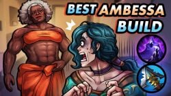 1boy 1boy1girl 1girl1boy 1girls abs age_difference ambessa_medarda broad_shoulders dark-skinned_female dark_skin funny gilf hwei imminent_rape imminent_sex league_of_legends light-skinned_male light_skin meme meme_reference milf muscular muscular_female older_female older_female_and_younger_male scar scarred scarred_body scarred_face shocked shocked_expression shocked_eyes shocked_face tagme thumbnail youtube youtube_thumbnail