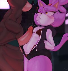 blaze the cat from sega by ephemilie
