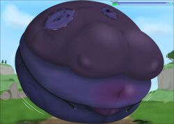 big_breasts blueberry_inflation breasts cate_meowdy_(fortnite) cleavage coleman12345 female fortnite furry huge_breasts hyper_breasts hyper_inflation inflation tagme thick_thighs wide_hips