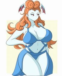 1girls absurd_res absurd_resolution absurdres ass bare_midriff belly big_breasts bra breasts busty ceaga201 cleavage curvaceous curvy curvy_female curvy_figure female female_focus female_only front_view hand_behind_back hand_on_hip hi-rez_studios hi_res high_resolution highres huge_breasts large_breasts light-skinned_female light_skin lillith_(paladins) lingerie long_hair midriff orange_eyes orange_hair paladins panties red_eyes red_hair redhead sideass simple_background solo solo_female solo_focus stomach tagme thick_thighs thighs vampire vampire_girl voluptuous voluptuous_female wings wings_on_head