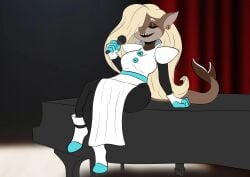 1girl 1girls anthro big_breasts breasts deltarune female fish furry harry_amoros huge_breasts oc original_character piano shark singing tagme tasque_manager_(cosplay) tasque_manager_(deltarune) thick_thighs wide_hips