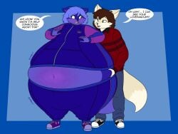 lj_caffie female furry breasts big_breasts huge_breasts inflation blueberry_inflation thick_thighs wide_hips tagme
