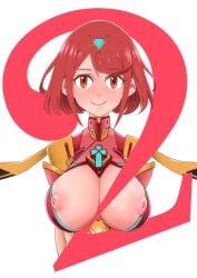 tibonobannsann pyra xenoblade_(series) xenoblade_chronicles_2 breasts red_hair
