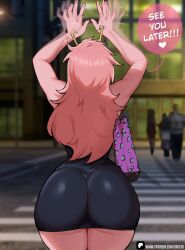 ashido mina from boku no hero academia by fakelml