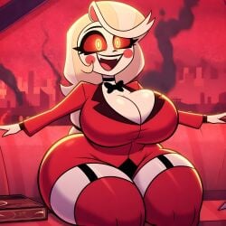 charlie morningstar (hazbin hotel) from hazbin hotel by brasil louco