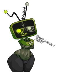 blushcrunch_studio cameltoe costume dandy's_world dandys_world dialogue fat_ass huge_ass pussy_lips rednehh roblox robot robot_girl suggestive tagme toned_female tv_head tv_screen vee_(dandy's_world) wide_hips wide_thighs