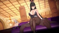 2boys 3d 3girls areolae_slip asuna_(blue_archive) asuna_(bunny)_(blue_archive) background_characters big_penis big_penis_adoration black_bunnysuit black_hair black_heels blue_archive blue_bunnysuit bouncing_breasts breasts bunnysuit cbt cleaning_&_clearing_(blue_archive) couch couch_sex cum dark-skinned_male dark_skin ejaculation fake_animal_ears fake_rabbit_ears halo heels huge_breasts humiliation indoors lewdheart_(heart_lewd/iheartvoiceover) light-skinned_female light-skinned_male light_skin mieraleeeem millennium_science_school_student misuzugon mmf_threesome numbersguy on_couch on_sofa penis raytracingva red_eyes rio_(blue_archive) seminar_(blue_archive) sex small_penis small_penis_humiliation sofa sofa_sex stepped_on stepping_on_balls stepping_on_penis tagme threesome toki_(blue_archive) toki_(bunny)_(blue_archive) trio_focus video