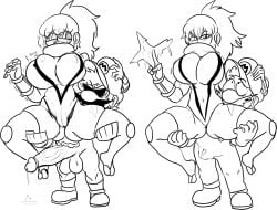 1boy 1girls big_ass big_breasts big_penis boner crossover erection female greninja huge_breasts huge_cock igphhangout igphhangout_fanart imminent_sex lemonadepikachu male mario mario_(series) mizu_(igphhangout) ninja nintendo original original_character pokemon precum source_request tagme thick_thighs veiny_penis year_request