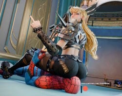 1boy 1girl 1girls 3d absurd_res arrogant ass ass_bigger_than_head ass_up baddie beaten big_ass blender blonde_hair catfight choking clothed clothed_female defeated dominant dominant_female domination dominatrix facesitting female female/male female_domination femdom fully_clothed helpless highres humiliated humiliating humiliation jpeg jvfemdom knee_boots leg_choking legs light-skinned_female light-skinned_male light_skin looking_pleasured low-angle_view male male/female male_on_female marvel marvel_comics marvel_rivals mixed_wrestling muscle_mommy muscles muscular muscular_female muscular_thighs non-nude peter_parker pinned pinned_down round_ass round_butt sadism sadistic sadistic_female sitting sitting_on_another sitting_on_face sitting_on_person smile smirk smug smug_face smug_grin spider-man spider-man_(marvel_rivals) spider-man_(series) straight submission submission_hold submissive suffocation superhero superheroine thick_thighs thigh_choking utter_domination bending_backwards magik_(illyana_rasputin) magik_(marvel_rivals) middle_finger