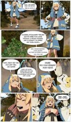 bridget_(guilty_gear) hyper_penis hyper growth giantess bimbofication 3d futanari public_nudity comic comic_page