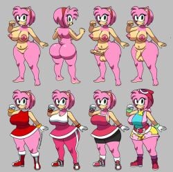 accessory amy_rose anthro balls big_breasts big_butt big_glans boots bottomwear bracelet breasts bubble_butt butt captainhornybotld clothing dress eulipotyphlan feet female flaccid footwear foreskin fur genitals glans gloves green_eyes gynomorph hair_accessory hairband handwear hat headgear headwear hedgehog intersex jewelry mammal nipples nude nude_female nude_gynomorph pants penis pink_body pink_fur pink_nipples sega shirt shoes shorts solo sonic_the_hedgehog_(series) spandex spandex_shorts tight_bottomwear tight_clothing tight_shorts topwear vein veiny_penis vulva