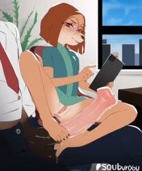 animated anthro anthro_on_anthro anus big_penis bob_cut canine commando excited exposed_anus exposed_pussy foot_fetish footjob furry furry_only glasses holding_tablet horsecock huge_cock indoors interspecies large_penis leaking_precum legs looking_at_viewer lowres mp4 narrowed_eyes no_panties orange_fur orange_hair paws penis precum precum_on_penis pussy round_glasses rubbing_penis shirt short_hair sing_(movie) sitting snout souiruno sound_effects suki_lane tablet tagme tail tail_wagging vagina video voice_acted wagging_tail