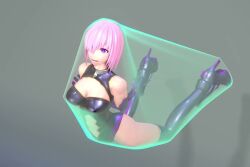 1girls 3d animated ball_(object)_transformation ball_transformation compression contortion fate/grand_order fate_(series) flexible forcefield heels kiri-kirisu mashu mashu_kyrielight no_sound pink_hair pink_hair_female spherification tagme trapped video