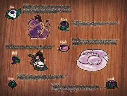 sinflative female furry breasts big_breasts huge_breasts cleavage nipples thick_thighs wide_hips big_ass huge_ass bubble_butt tagme inflation blueberry_inflation