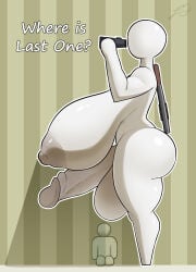 1boy 1futa big_breasts breasts erection futa hiding huge_breasts huge_cock i3i2455_ivi394 male meccha_chameleon meme meme_reference penis searching tagme
