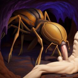 1boy abdomen abused_male ai_assisted ai_generated arachnid beetle blowjob chitin claws cock_hungry cocksucking dark dark_caves erect_penis erection eyeless feeding_on_penis fellatio fellatio_domination fellatio_frenzy fellatio_horror fellatio_reverse_rape forced_blowjob forced_fellatio frenzy grotesque holding_penis horror human human_fellated human_penetrating insectoid large_abdomen large_head light-skinned_male male monster_on_male multi_limb nightmare_fuel oral oral_sex penis penis_consumed penis_in_mouth penis_predator predatory_fellatio preying_on_penis raped_male reverse_forced_oral scarablike scary spider spider_legs spiderlike spiderwoman teratophilia trapped_male unwanted_fellatio wetnightmare