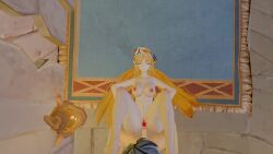 1boy 1girls aether_(genshin_impact) anal anal_sex cum cum_in_pussy genshin_impact holding nicole_reeyn_(genshin_impact) tagme video video_games