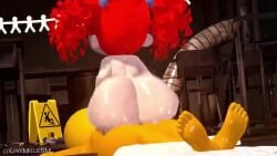 3d 3d_(artwork) 3d_animation ambiguous_penetration animated anon_nsfw_va areola ass big_ass big_breasts blue_eyes blush breasts cowgirl_position cum cum_inside curly_hair doggy_style excessive_cum female footjob freckles freckles_on_face furry living_doll living_toy looking_pleasured lovemilliesm male male/female mob_entertainment mob_games nipples nude nude_female nude_male opennsfwsp pale-skinned_female pale_skin penis poppy_(poppy_playtime) poppy_playtime poppy_playtime_(chapter_2) protagonist_(poppy_playtime) pussy red_hair red_lipstick reverse_cowgirl_position sex shortstack sound sound_effects squishsuccubus tagme thumbs_up twintails video video_games wet_floor_sign white_skin yellow_skin