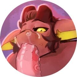 1:1 alpha_channel anthro bodily_fluids cum cum_from_nose cum_in_mouth cum_in_nose cum_inside cum_on_face demon demon_humanoid digital_media_(artwork) duo erection fellatio genital_fluids genitals glowing glowing_eyes hair horn humanoid imp looking_at_viewer male mammal mythological_creature mythology oral oral_penetration penetration penile penile_penetration penis pink_genitals pink_penis red_body red_skin reddy saliva sex simple_background solo_focus tokocofi vein veiny_penis yellow_eyes