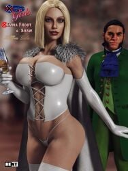 1girls 3d big_ass big_breasts big_thighs blonde_female blonde_hair breasts bust busty chest curvaceous curvy curvy_figure digital_media_(artwork) emma_frost female hellfire_club hent hips homo_superior hourglass_figure huge_ass huge_breasts huge_thighs large_ass large_breasts large_thighs light light-skinned_female light_skin marvel marvel_comics mature mature_female mutant mutant_(marvel) sebastian_shaw slim_waist thick thick_hips thick_legs thick_thighs thighs voluptuous waist white_queen wide_hips x-men