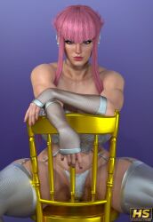 3d ass big_ass big_breasts breasts busty capcom female female_focus female_only french french_female hagiwara_studio manon_legrand pink_hair street_fighter street_fighter_6 tagme thick_thighs