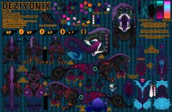 absurd_res animal_genitalia anus artist_logo ass big_butt big_penis bodily_fluids claws cum cum_drip deziyonix dripping english_text feet feral feral_only finger_claws genital_fluids genital_slit genitals hi_res hindpaw huge_cock huge_hips intersex logo long_claws markings model_sheet mouth_closed mouth_shot nonbinary_(lore) open_mouth pawpads paws penis raised_tail reference_image shigarshil size_difference smile solo spread_vulva spreading striped_markings striped_tail stripes tail tail_anus tail_markings tail_tuft text thick_thighs toe_claws tongue tongue_out tuft vulva wide_hips yonnixart