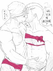 call_of_duty call_of_duty_modern_warfare_2_(2022) ghost_(modern_warfare_2) simon_riley sketch soap_(modern_warfare_2) valentine's_day z3nt5u