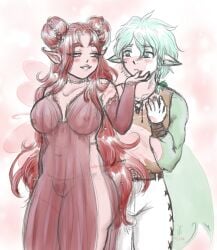 artist chubby chubby_female fairy fantasy female male nsfw oc sombresnuances