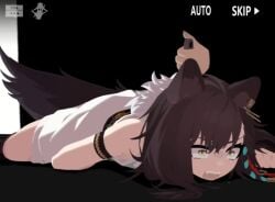 2d ambiguous_penetration animal_ears animated arknights blood_drip blood_in_mouth blowjob clothed cognitohazard corpse crawling cum cum_in_mouth cum_on_face death decapitation digital_media_(artwork) disembodied_penis dying_eyes facefuck fellatio female female_death gore guro holding_detached_head knife knot knotted_penis lifeless_eyes lunacub_(arknights) motion_tweening neck_hole necrophilia no_sound pixiv raised_clothing raised_skirt raised_tail sharp_teeth short_hair shorter_than_30_seconds straight straight_hair tagme tears tongue tongue_out trying_to_escape video wolf_girl yellow_eyes