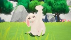 areolae fipetopia furry furry_female furry_only nipples rabbit rabbit_ears rabbit_girl raised_tail shortstack