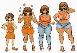 ai_generated gender_transformation kel_(omori) mtf_transformation novelai omori tagme transformation transformation_sequence