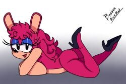 bannerniceman bunny_ears bunny_girl bunnysuit eyelashes furry high_heels mobian mobian_(species) pink_fur playboy_bunny_barmaid_(sonic_corocoro) sega sexy sexy_pose sonic_(series) sonic_the_hedgehog_(series) sonic_the_hedgehog_(shogakukan)