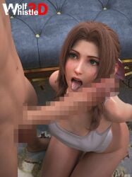 1boy1girl 1girls 3d aerith_gainsborough breasts curvaceous curvy curvy_figure female final_fantasy final_fantasy_vii hips legs male male/female mature mature_female slim_waist small_breasts square_enix straight thick thick_hips thick_legs thick_thighs thighs voluptuous waist wide_hips wolfwhistle3d