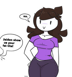 jaiden from jaiden animations by slobbyslapper