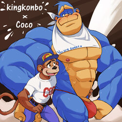 2boys coco_pops coco_the_monkey furry gay kellogg's male male/male male_only monkey othukimi yaoi