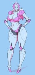 1girls alien alien_girl arcee big_breasts breasts built-in_high_heels curvy curvy_body curvy_female curvy_figure curvy_hips ex-01_nicee female female_only high_heels machine mechanical partially_clothed pink_bra pink_panties robot robot_girl saidra solo solo_female thick_legs thick_thighs transformers white_body white_skin