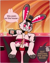 bartender rabbit (hazbin hotel) from hazbin hotel by darli buni