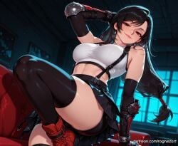 tifa lockhart from final fantasy by rognezart