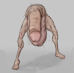 balls cock cursed cursed_image dick feet forteller11 hairy hairy_balls hairy_cock hairy_dick hairy_feet hairy_knees hairy_legs hairy_penis hairy_thighs legs monster no_visible_face non-human non-human_only peak penis solo_male weird what what_the_fuck why wtf wtf_is_this