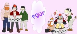 absurd_res after_transformation anthro avian bird bottomwear bovid bovine cattle chicken chipmunk clothing egg egg_from_vagina egg_laying female galliform gender_transformation ground_squirrel group hi_res human male mammal myicrolewdz oversized_bottomwear oversized_clothing oversized_topwear phasianid rodent rule_63 sciurid sega short_stackification shortstack shrinking size_difference size_transformation sonic_(series) sonic_the_hedgehog_(series) squirrel topwear transformation trio xxbluespinxx