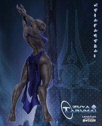 female sangheili from halo (game) by lewdxcube