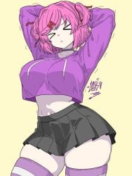 natsuki (doki doki literature club) from doki doki literature club by drawlab33t