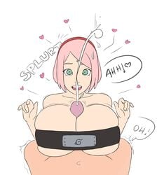 big_breasts big_penis biggies00 boruto:_naruto_next_generations breasts busty cheating cheating_husband cheating_wife chest cum cumshot cute cute_face female giant_breasts green_eyes heart male milf naruto netorare ntr oppai outercourse paizuri penis pink_hair sakura_haruno shounen_jump smile smiling surprised tight_clothing unseen_male_face white_background