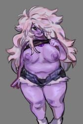 amethyst_(steven_universe) big_breasts big_lips bush fat fat_ass pubic_hair ratbastard shorts shortstack steven_universe