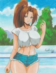 mai shiranui from fatal fury by ravern clouk